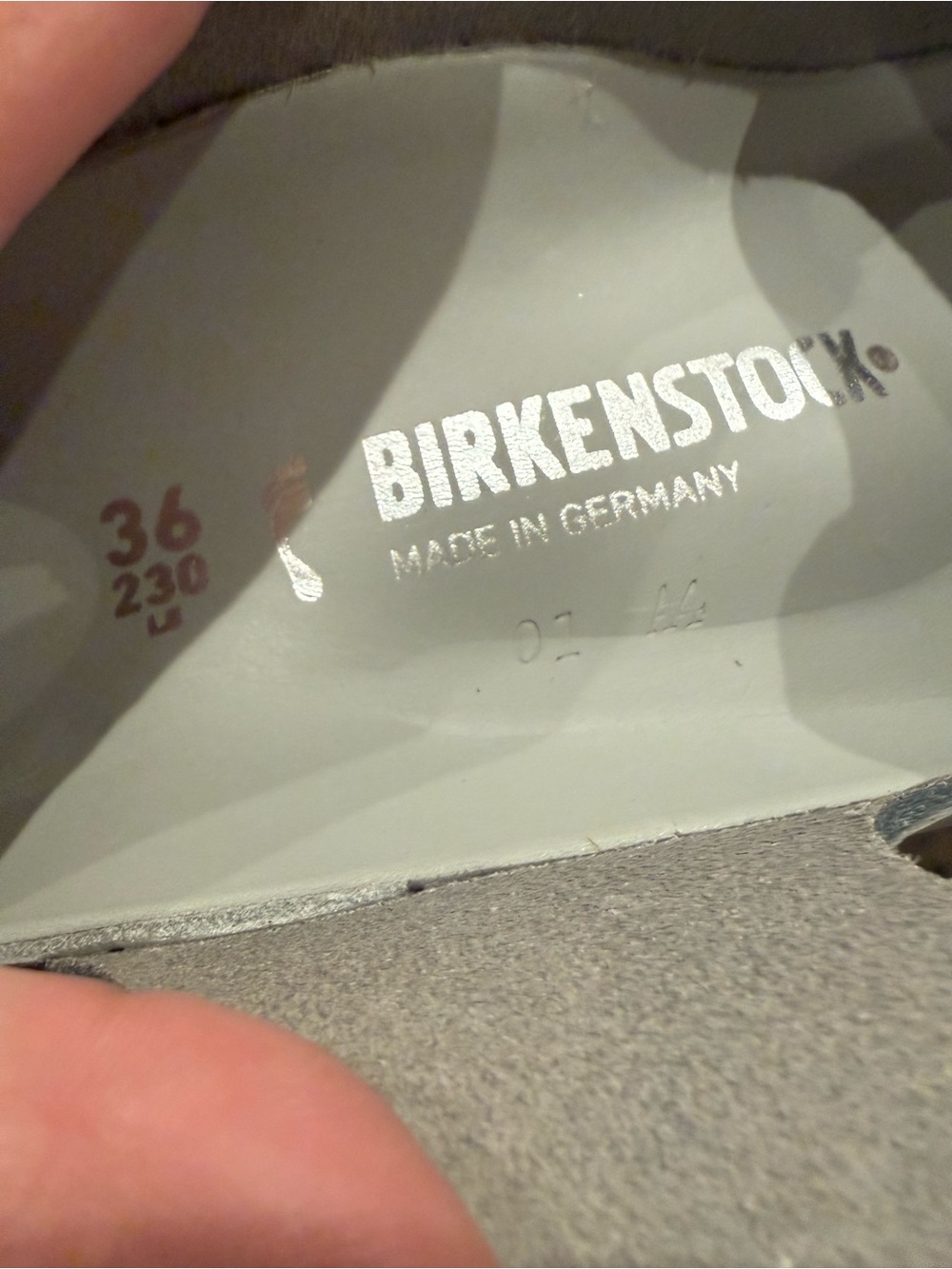 Birkenstock Arizona Sandals in mineral gray - Picture 3 of 7